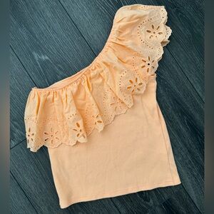 Zara Girls One Shoulder Top  Size 13/14